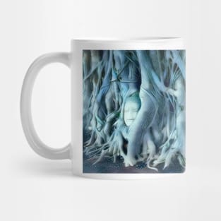 Buddha in Tree Roots Mug